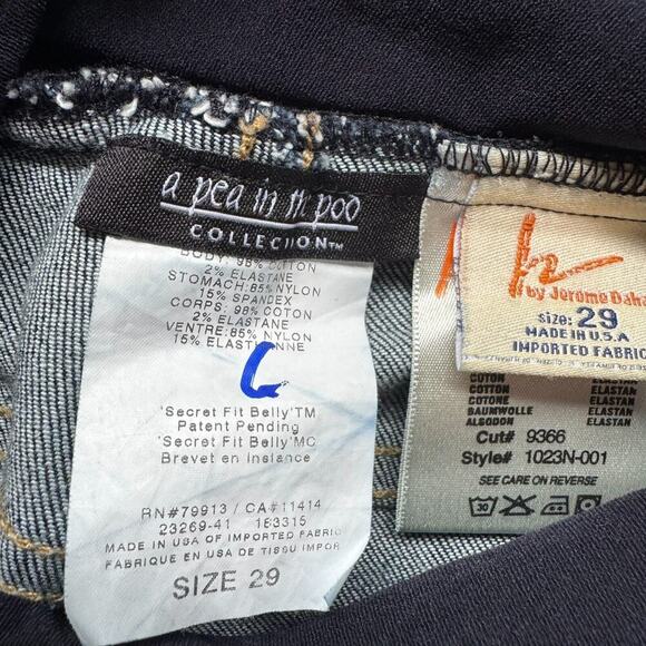 Citizens Of Humanity Dark Blue Straight Leg Jeans - Picture 8 of 14